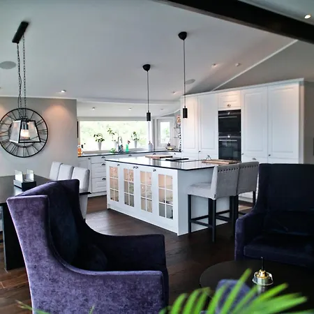 Sea House With Private Dock Near Flesland Villa